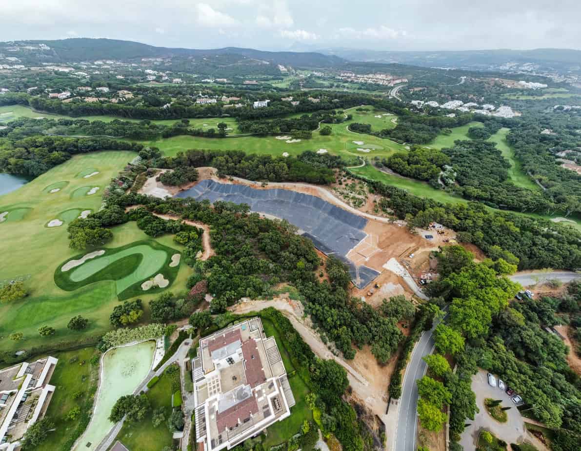 Real Club Valderrama builds huge reservoir - Golf Sustainable