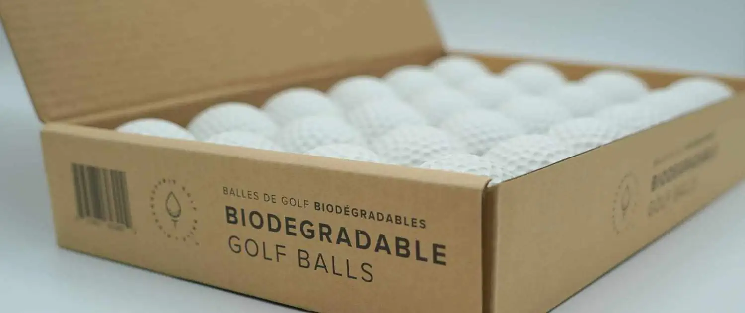 Biologisch abbaubare Golfbälle "biodegradable golf balls"