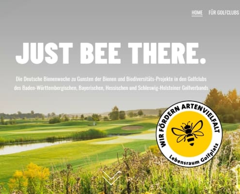 Website zur Anmeldung bei der Deutschen Bienenwoche