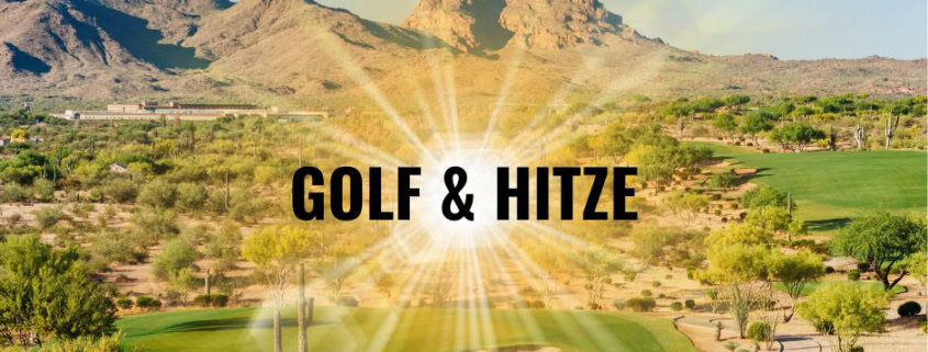 Golfplatz in Arizona mit einer Sonne