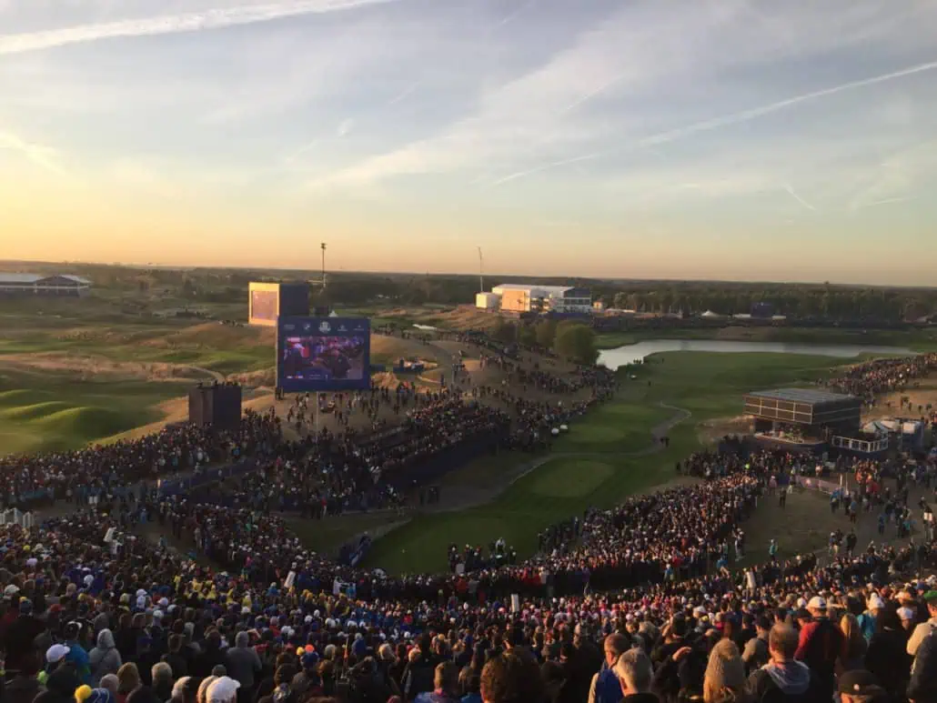 Panoramablick auf Le Golf National