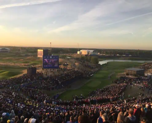 Panoramablick auf Le Golf National