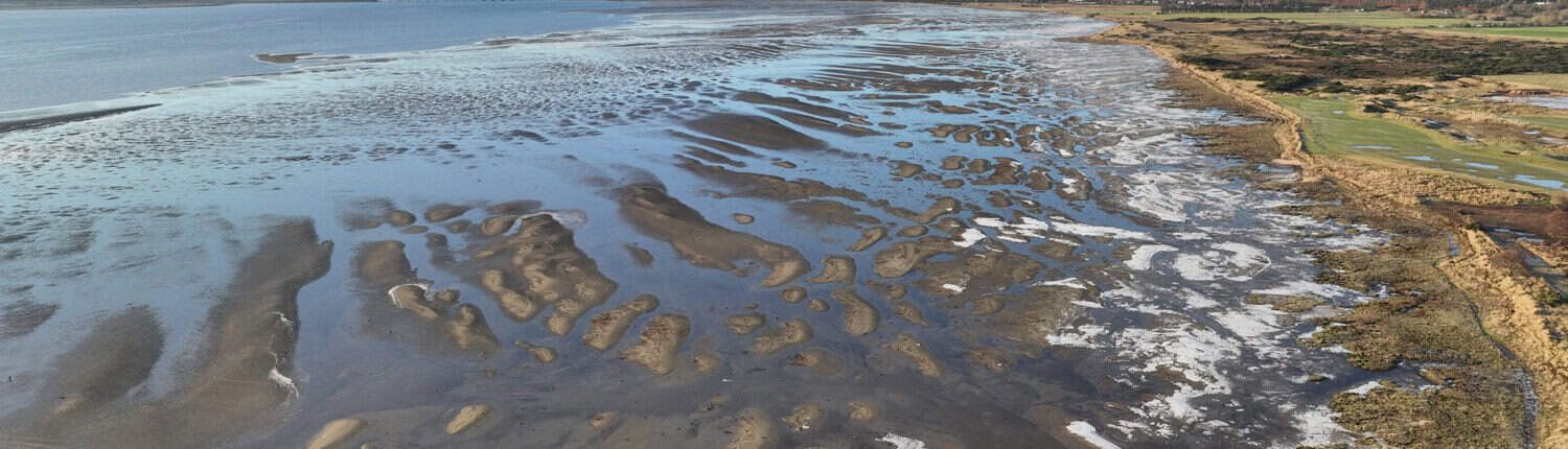 View on the salt marshes of Royal Dornoch