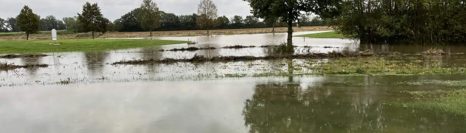 Überschwemmung im GC Bad Füssing