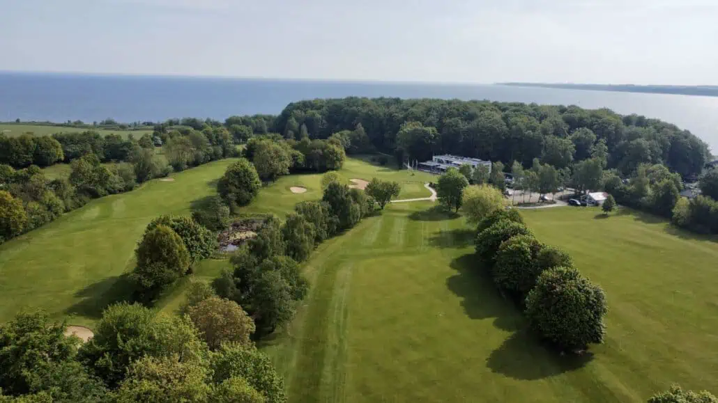 Drohnenfoto des Lübeck-Travemünder Golf-Klubs