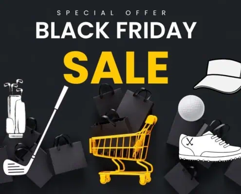 Schwarzes Black Friday Schild