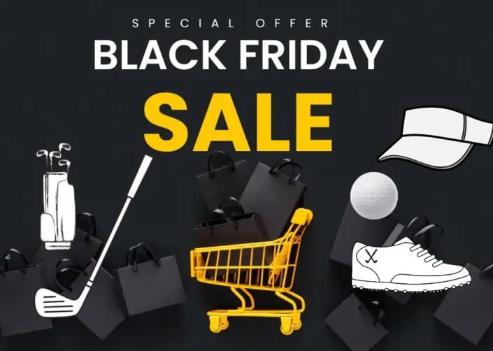 Schwarzes Black Friday Schild