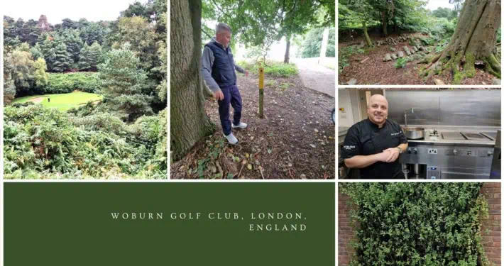 Collage of images at Woburn Golf Club