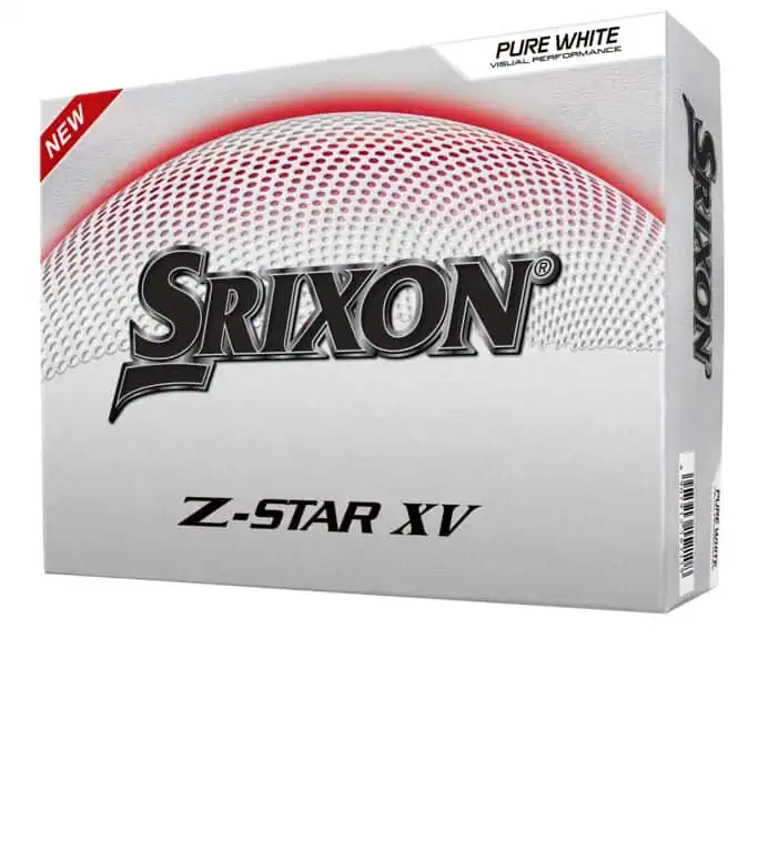 Schachtel des Golfballes Srixon Z-Star XV