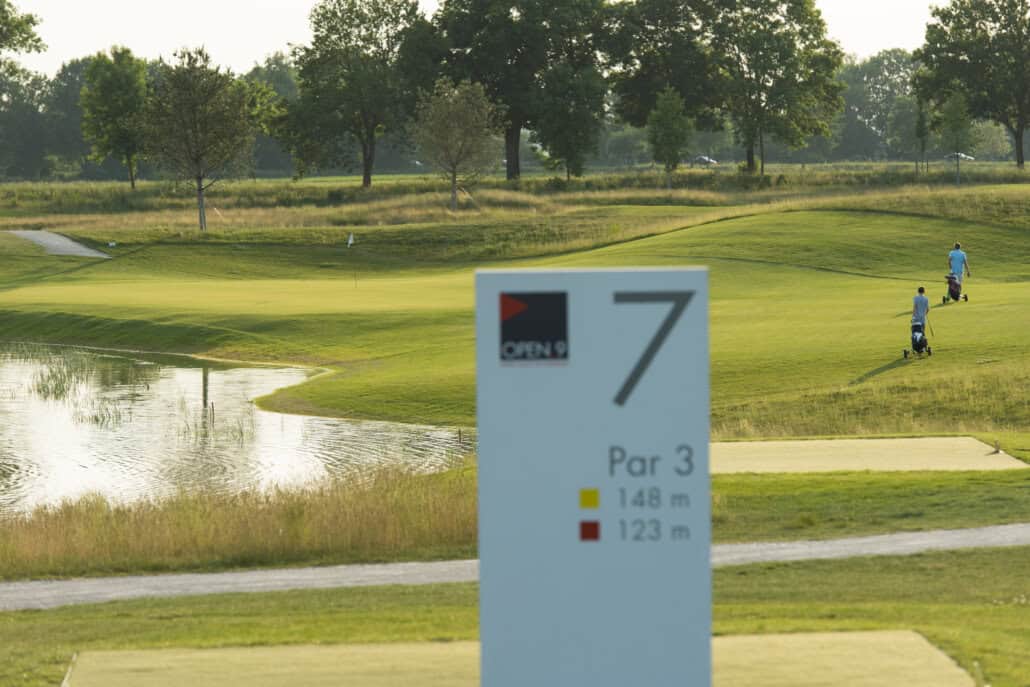 Blick auf die Golfanlage Open.9