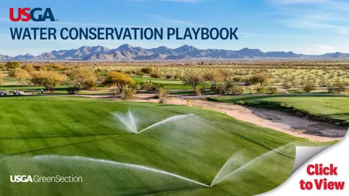 Front page of the Water Conservation Playbook