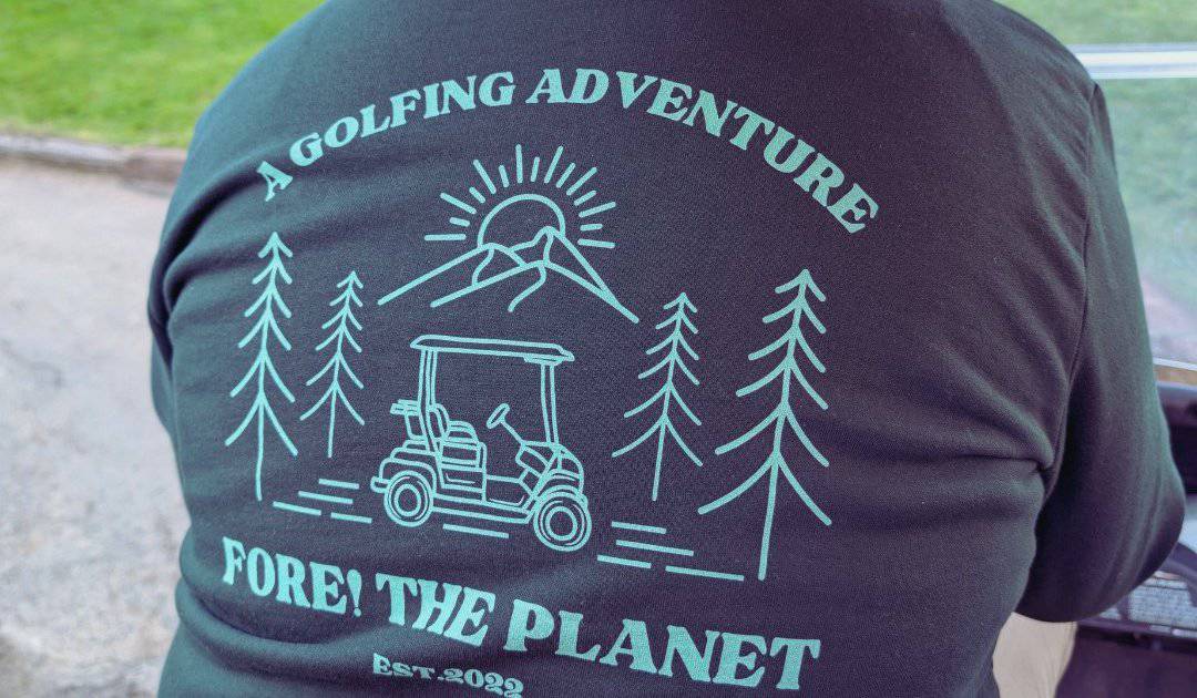 T-Shirt Großaufnahme von hinten