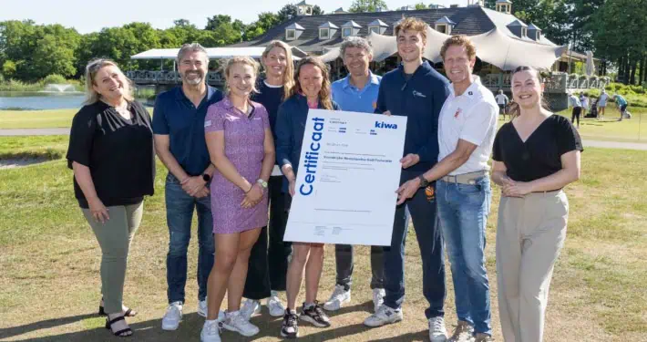 Gruppenfoto anlässlich der ISO-Zertifizierung der Dutch Ladies Open
