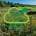 Golfplatz mit CO2 Grafik