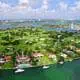 Drone picture of a golf community in Florida