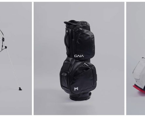 Fotos von drei Golfbags von Minimal Golf