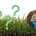 Collage mit Gras