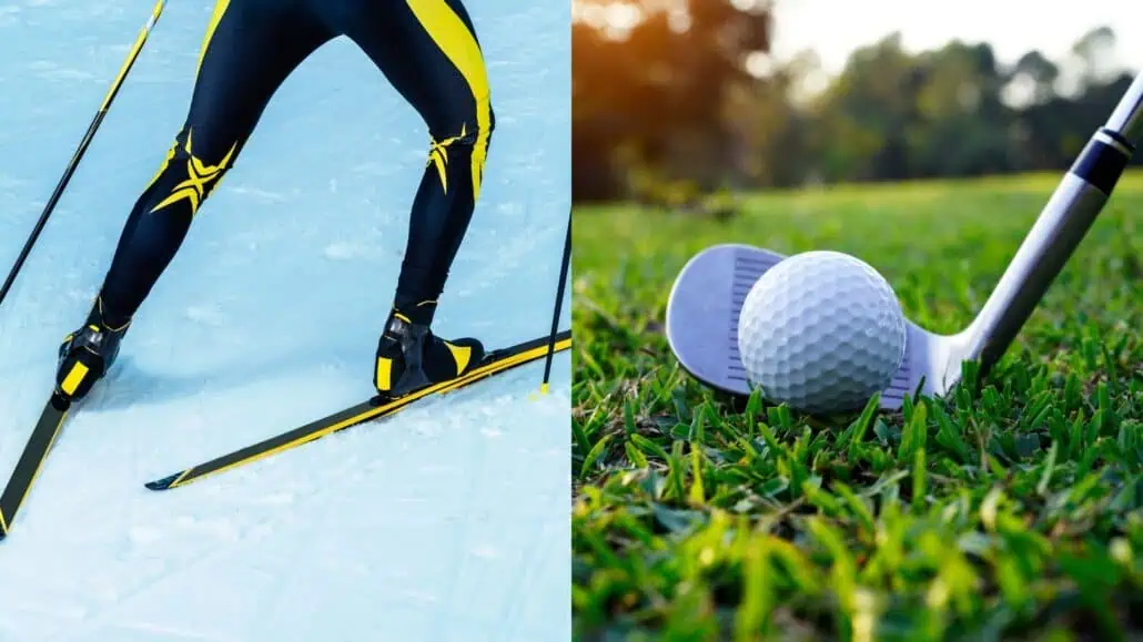 Fotos von Golf- und Biathlon-Wettbewerben