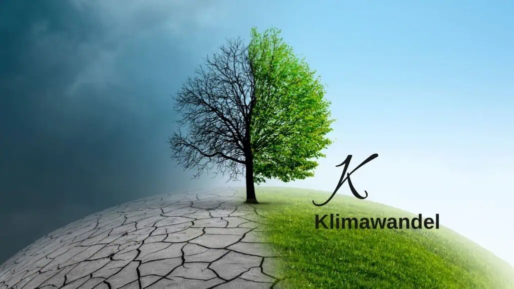 Grafik Klimawandel zum Buchstaben K im Biodiversitätslexikon