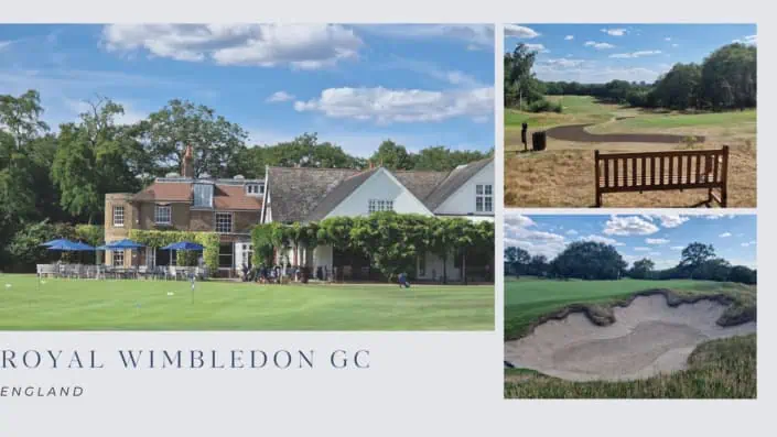 Collage Royal Wimbledon Golf club