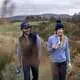 Golfpaar in Schottland mit Glenmuir Mode