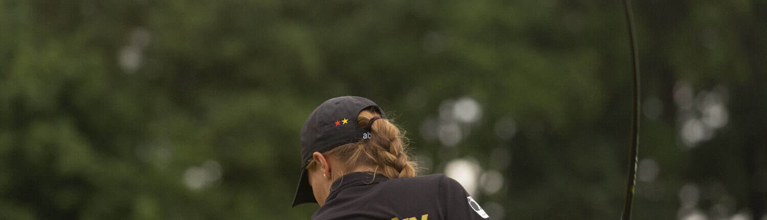 German golfer from behind