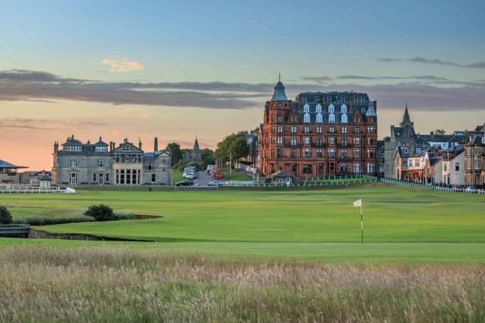 Erstes Loch des Old Course in St. Andrews