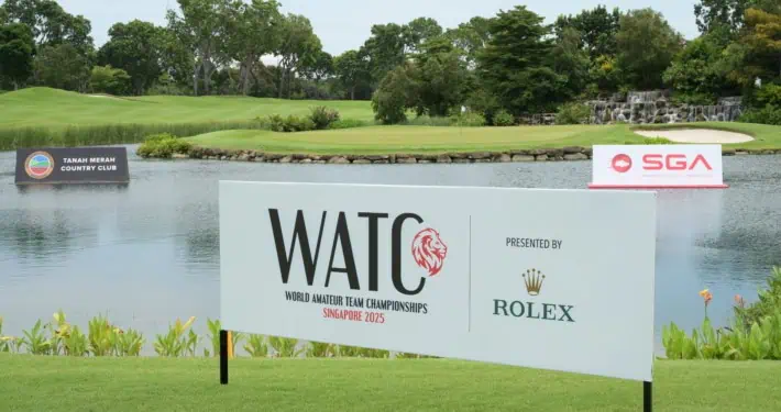 Blick auf den Austragungsort der Espirito Santo Trophy