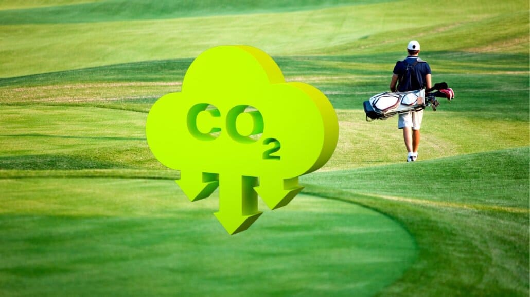 CO2 emissions in golf