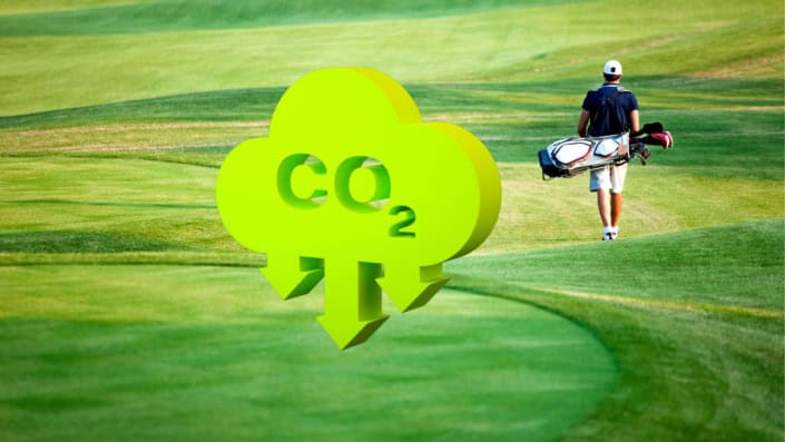 CO2 emissions in golf
