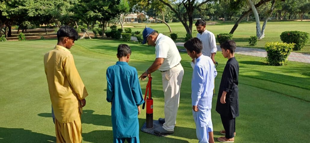 First Green Education on the golf course