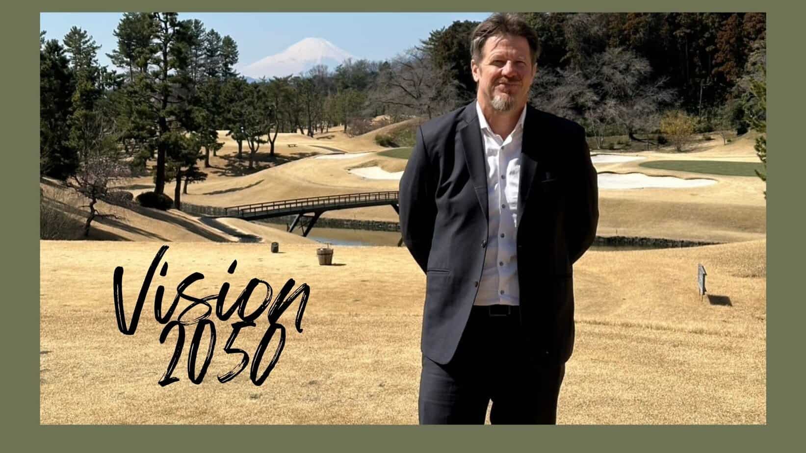 Golfer und CO2-Fußabdruck