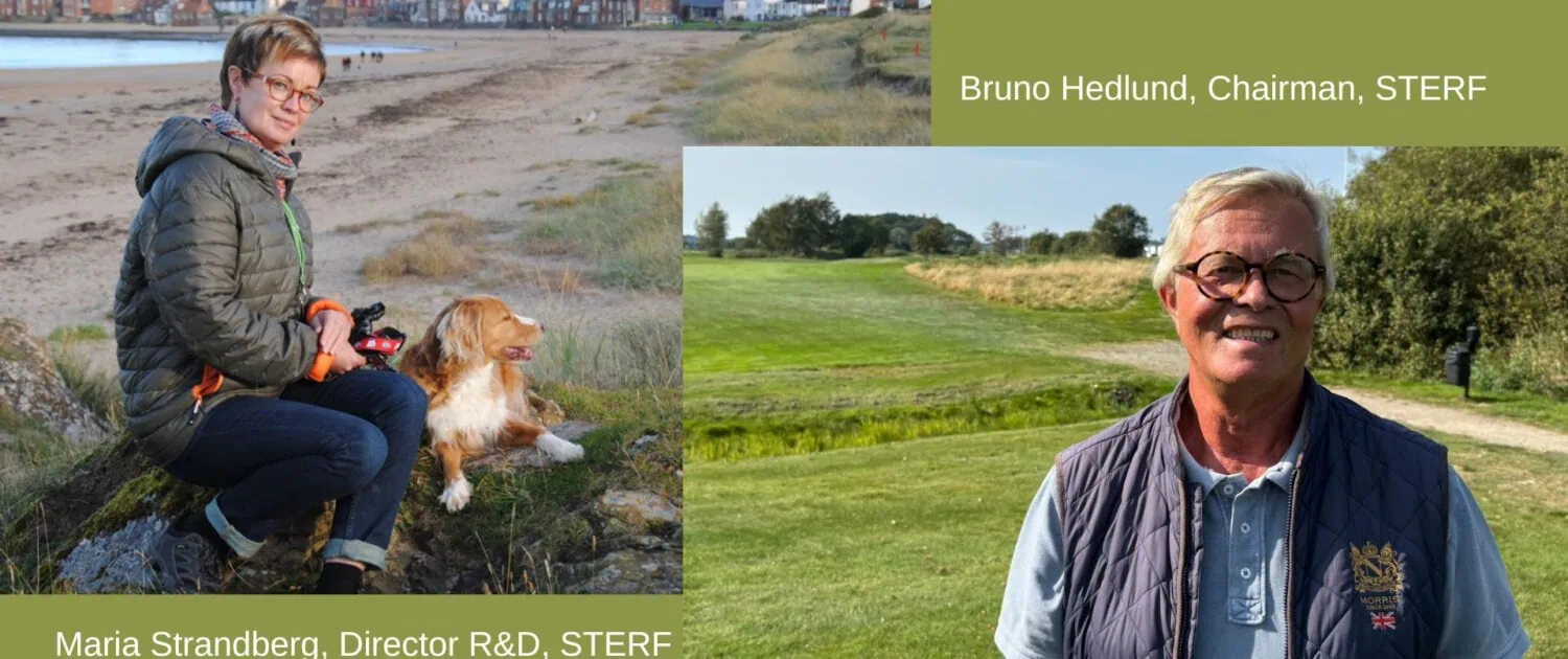 Maria Strandberg, Director R&D, STERF,, and Chairman Bruno Hedlund