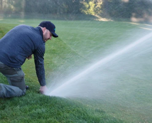 Greenkeeper Michal Scheffold im GC Wörthsee