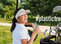 Less plastic on a golf course