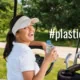 Less plastic on a golf course