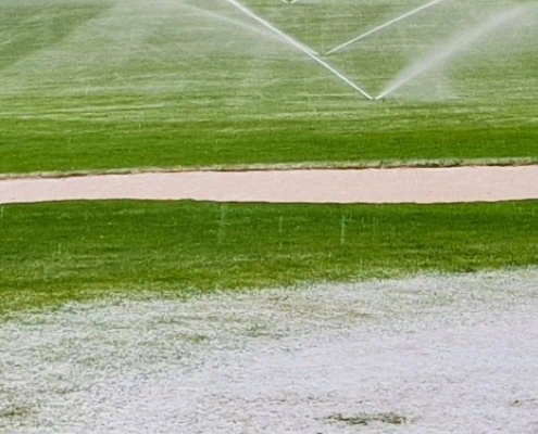 Automatische Bewässerung trotz Hagel - Golf Sustainable - Foto Petra Himmel