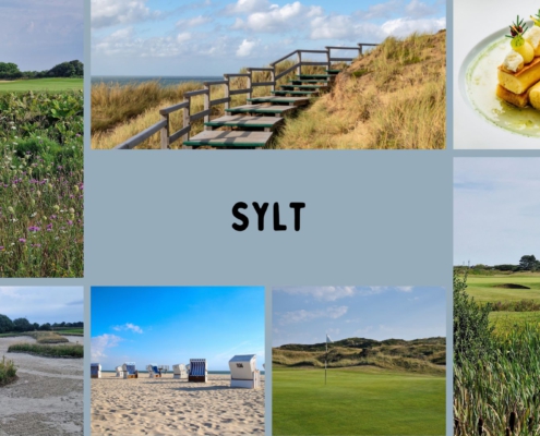 Collage aus Bildern von der Insel Sylt