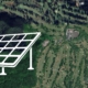 Golf Course with Solar Panels Icon