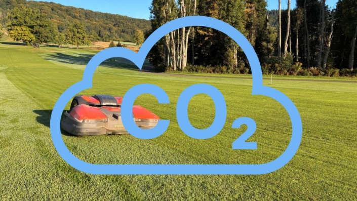 Graphic: CO2 emissions on an electric mower